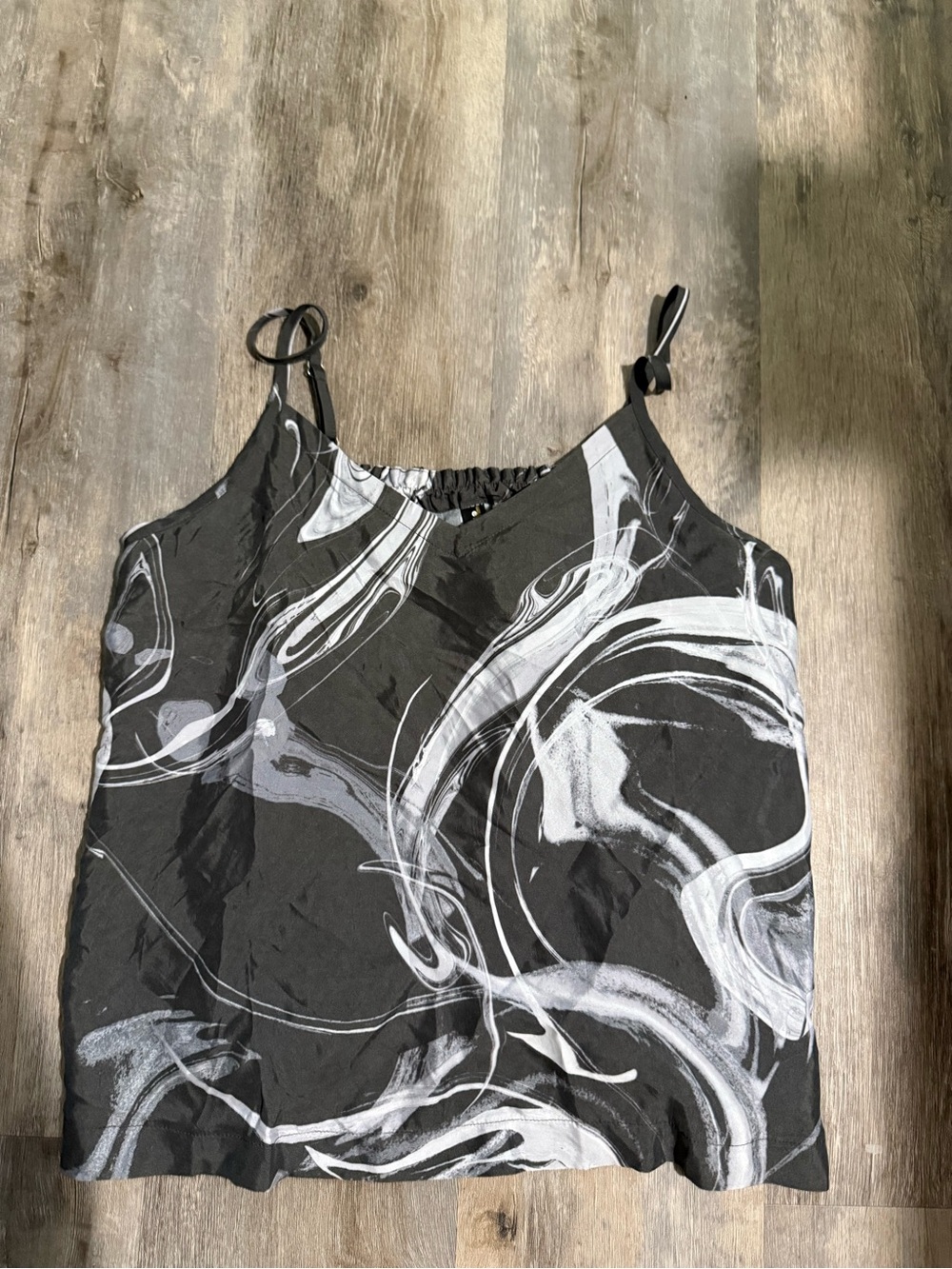 Athleta Black & White Swirl Cami